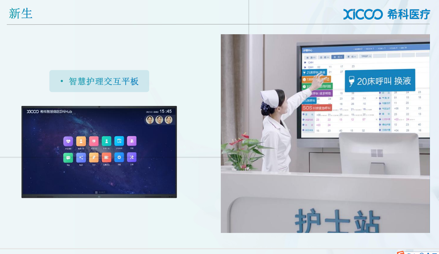 希科醫(yī)療 護士站交互大屏(圖1)